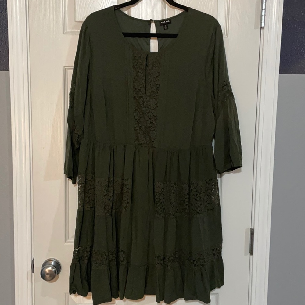 Army green Torrid Dress